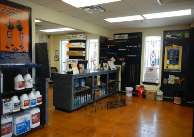 desk with caulking