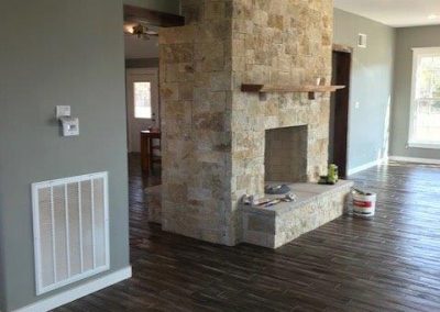 Raised Fireplace