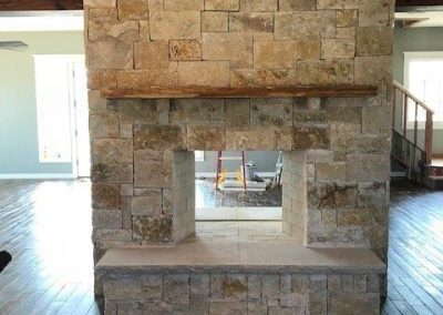 Raised Fireplace