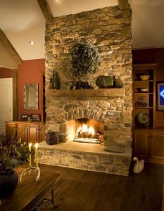 living room fireplace 