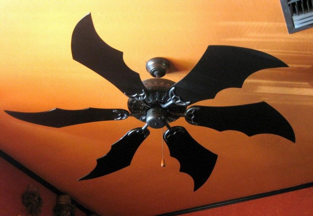 black bat wings fan