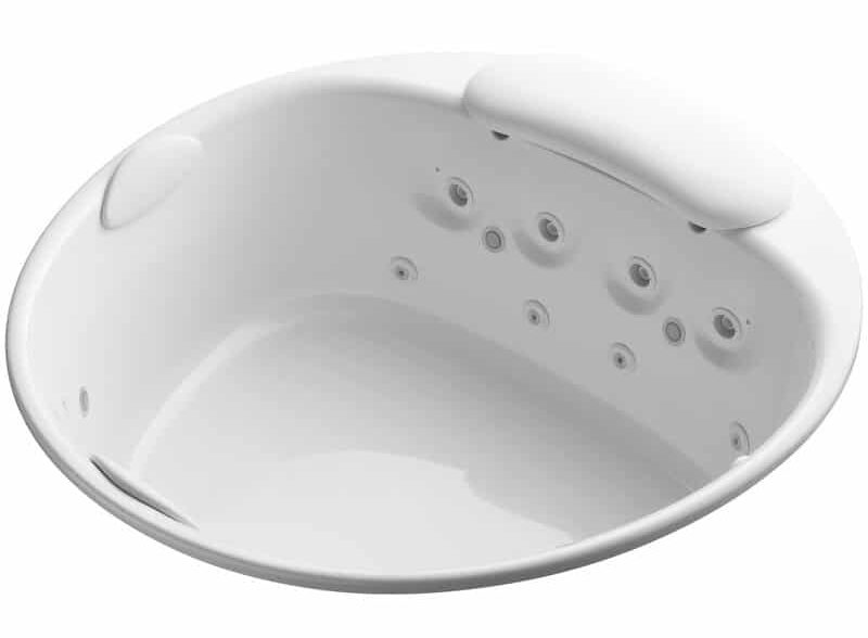 K-1394-H2-0 Riverbath 66" x 66" Whirlpool Bathtub