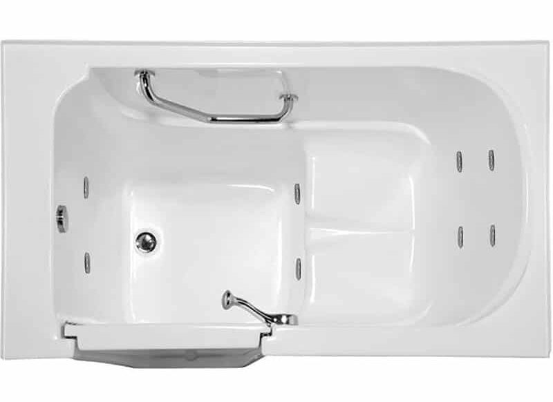 WAL5230GCO-WHI Life Style 52" x 30" Walk in Combination Acrylic Bathtub