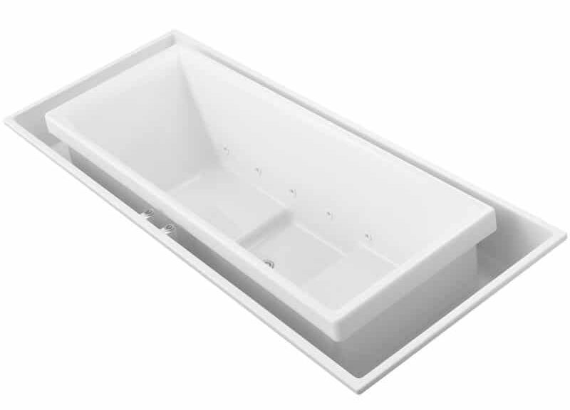 K-1166-RE-0 Sok 104" x 41" Drop In Air Bathtub