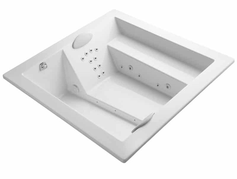 K-1111-VLN-0 Consonance 69" x 69" Drop In Whirlpool Bathtub